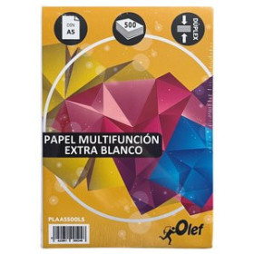 Cuartilla lisa PAPEL A5 OLEF 80g 500h LISO (CUARTILLA) 18801558  16725