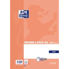 Papel liso PAPEL OXFORD SCHOOL A4 100h 90gr LISO NARANJA 18801570  17179