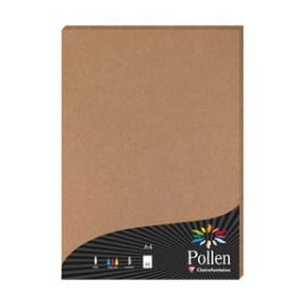 Papel verjurado y alta gama PAPEL CLAIREFONTAINE POLLEN A4 135g 50h KRAFT 18804161  11452