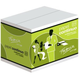 Papel continuo pautado y formulario PAPEL CONTINUO PAUTADO 11"x240 1 HOJA  1 CEJA  caja de 2500 12901584  354300