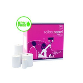 Papel rollo térmico ROLLOS SUMADORA TERMICO S/BPA 57x30x12 12901072  020-1423