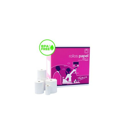 Papel rollo térmico ROLLOS SUMADORA TERMICO S/BPA 80x80x12 12901683  020-1962