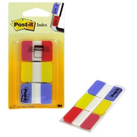 Banderitas índex BANDERITAS ADHESIVAS POST-IT 686 RIGIDO (AMARILLO-AZUL-ROJO) 12901583  1551
