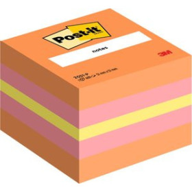 Notas adhesivas reposicionables TACO NOTAS POST-IT CUBO 400/H 3  COLORES PASTEL 12902040  55830000
