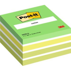 Notas adhesivas reposicionables TACO NOTAS POST-IT CUBO 76X76X45  450 HOJAS VERDE PASTEL 12901619  320207