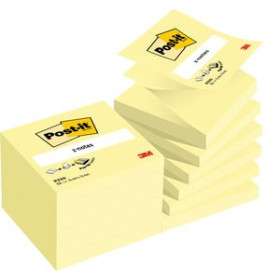 Notas adhesivas reposicionables NOTAS ADHESIVAS POST-IT 100h Z NOTES  76x76 (R330) 45003573  UH700
