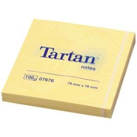 Notas adhesivas reposicionables NOTAS ADHESIVAS TARTAN 100h  76x76 24405229  82713