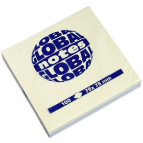 Notas adhesivas reposicionables TACO NOTAS 100h 75x75 COLORES PASTEL (4x25h) 24405201  60-30-07