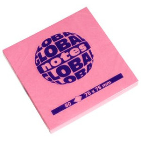 Notas adhesivas reposicionables TACO NOTAS 80h 75x75 ROSA BRILLANTE 24405198  60-30-03