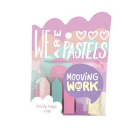 Banderitas índex BANDERITAS ADHESIVAS MOOVING PASTEL FLECHAS COLORES BLISTER de 5 20401226  91278