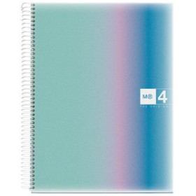 Blocs espiral tapa PP BLOC MIQUELRIUS AURORA NOTEBOOK 4 micro.tapa PP A4 120h 70g HORIZONTAL SANTORINI 25001291  10025514