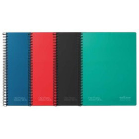 Blocs espiral tapa forrada BLOC NAVIGATOR tapa EXTRA A4 80h CUADRIC.4x4 80g SURTIDO (5 col. vivos) 25001255  25-5965