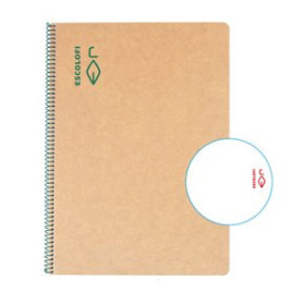 Blocs espiral tapa dura BLOC ESCOLOFI tapa DURA A4 100h LISO 80g ECOLOGICO 25902011  19564