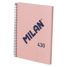Blocs espiral tapa forrada BLOC MILAN 430 since 1918 tapa EXTRA A5 80h HORIZONTAL 95g ROSA 25901841  95101