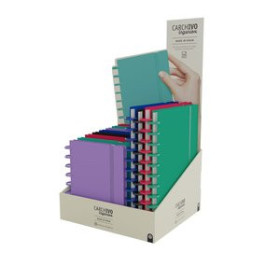 Blocs espiral tapa PP BLOC CARCHIVO INGENIOX INTENSE tapa PP FOAM EXPOSITOR de 12