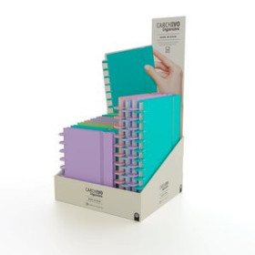 Blocs espiral tapa PP BLOC CARCHIVO INGENIOX PASTEL tapa PP FOAM EXPOSITOR de 12