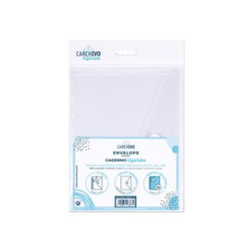 Dosieres sobre y bolsas cremallera DOSIER SOBRE CARCHIVO INGENIOX PP VELCRO A5 TRANSPARENTE 25901567  FUH002