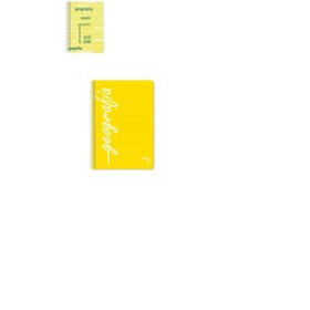 Blocs espiral tapa PP BLOC PACSA ASIGNATURAS tapa PP Fº 80h CUADRIC.4x4 90g GEOGRAFIA 25901545  PTC004