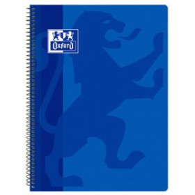Blocs espiral tapa PP BLOC OXFORD SCHOOL CLASSIC tapa PP Fº 80h CUADRIC.4x4 90g AZUL MARINO 25001580  45501