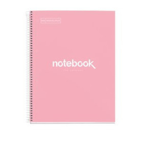 Blocs espiral tapa forrada BLOC MIQUELRIUS EMOTIONS NOTEBOOK 1 micro.tapa EXTRA A4 80h 90g CUADRIC.5x5 ROSA 25001621  46081