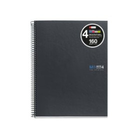 Blocs espiral tapa dura BLOC MIQUELRIUS THE ORIGINAL NOTEBOOK 4 micro.tapa DURA A5 160h 70g CUADRIC.5x5 GRAFITO 25202083  2566