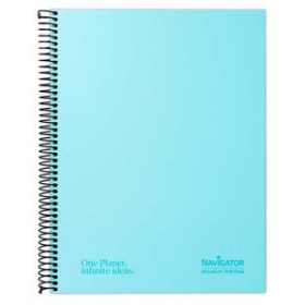 Blocs espiral tapa forrada BLOC NAVIGATOR micro.tapa EXTRA A4+ 80h CUADRIC.5x5 80g PASTEL AZUL 25212023  70019900