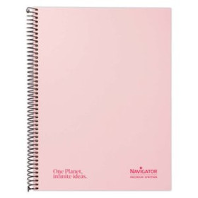Blocs espiral tapa forrada BLOC NAVIGATOR micro.tapa EXTRA A4+ 80h HORIZONTAL 80g PASTEL ROSA 25202051  2106