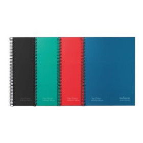 Blocs espiral tapa forrada BLOC NAVIGATOR micro.tapa EXTRA A4+ 80h HORIZONTAL 80g SURTIDO (5 col. vivos) 25202049  2104