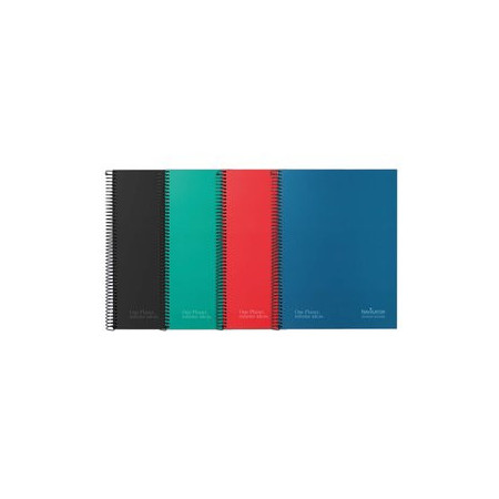 Blocs espiral tapa forrada BLOC NAVIGATOR micro.tapa EXTRA A4+ 80h HORIZONTAL 80g SURTIDO (5 col. vivos) 25202049  2104