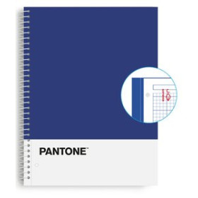 Blocs espiral tapa forrada BLOC ESCOLOFI NOTEBOOK PANTONE BASIC A4 80h  CUADRIC.5x5 90g AZUL 55701074  24190.003.1