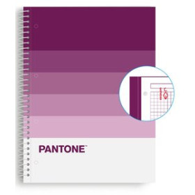 Blocs espiral tapa forrada BLOC ESCOLOFI NOTEBOOK PANTONE SPEAKS A4 80h  CUADRIC.5x5 90g FANTASY 79801099  NSCB4