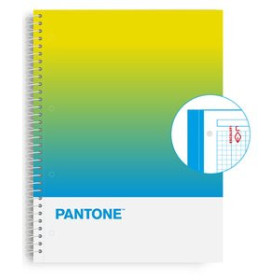 Blocs espiral tapa forrada BLOC ESCOLOFI NOTEBOOK PANTONE TOGETHER A4 80h  CUADRIC.5x5 90g LIFE 79801029  7CTE005G