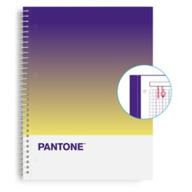Blocs espiral tapa forrada BLOC ESCOLOFI NOTEBOOK PANTONE TOGETHER A4 80h  CUADRIC.5x5 90g TIME 79801139  7FTP05RJ