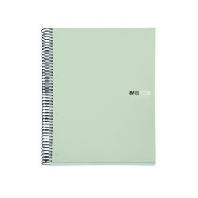 Blocs espiral tapa PP BLOC MIQUELRIUS THE ORIGINAL NOTEBOOK 8 micro.tapa PP A4 200h 70g CUADRIC.5x5 GRIS 10003076  F19100619