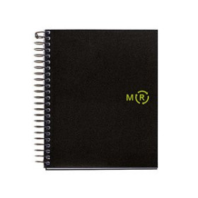 Blocs espiral tapa PP BLOC MIQUELRIUS ECO PP NOTEBOOK 4 micro.tapa PP A6 100h 80g CUADRIC.5x5 NEGRO 10801092  C200408040