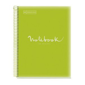 Blocs espiral tapa PP BLOC MIQUELRIUS EMOTIONS NOTEBOOK 5 micro.tapa PP A4 120h 90g CUADRIC.5x5 LIMA 10801140  C200408045