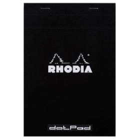 Blocs de notas con tapa BLOC DE NOTAS CLAIREFONTAINE RHODIA TAPA BLANDA A5 80h 80g CD.5 NEGRO 12801341  1612-5