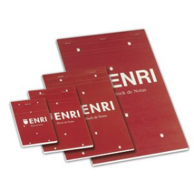 Blocs de notas con tapa BLOC DE NOTAS ENRI TAPA  A4 80h CD.4 12802107  14610C M12