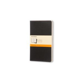 Cuadernos de notas CUADERNO MOLESKINE CAHIER 13x21 80h HORIZONTAL NEGRA SET DE 3 12801847  83256611