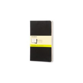 Cuadernos de notas CUADERNO MOLESKINE CAHIER 13x21 80h LISA NEGRA SET DE 3 12802192  60312904