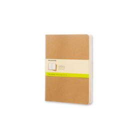 Cuadernos de notas CUADERNO MOLESKINE CAHIER 19x25 120h LISA MARRON KRAFT SET DE 3 12802292  43164