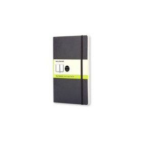 Cuadernos de notas CUADERNO MOLESKINE CLASICO TAPA BLANDA 13x21 192h 70gr. LISA con GOMA NEGRA 12802615  45216/30