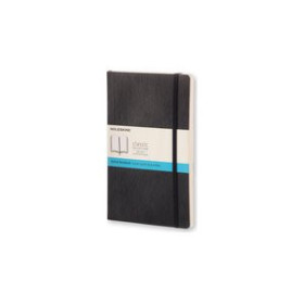 Cuadernos de notas CUADERNO MOLESKINE CLASICO TAPA BLANDA 13x21 192h 70gr. PUNTEADA con GOMA NEGRA 12802604  45216/11