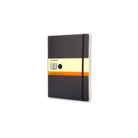 Cuadernos de notas CUADERNO MOLESKINE CLASICO TAPA BLANDA 19x25 192h 70gr. HORIZONTAL con GOMA NEGRA 12802608  45216/16
