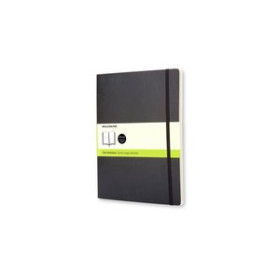Cuadernos de notas CUADERNO MOLESKINE CLASICO TAPA BLANDA 19x25 192h 70gr. LISA con GOMA NEGRA 12802616  45216/32