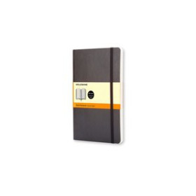 Cuadernos de notas CUADERNO MOLESKINE CLASICO TAPA BLANDA 9x14 192h 70gr. HORIZONTAL con GOMA NEGRA 12802613  45216/26