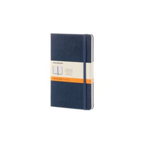 Cuadernos de notas CUADERNO MOLESKINE CLASICO TAPA DURA 13x21 240h 70gr. HORIZONTAL con GOMA AZUL 12802610  45216/19