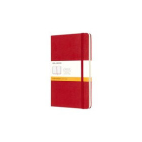 Cuadernos de notas CUADERNO MOLESKINE CLASICO TAPA DURA 13x21 240h 70gr. HORIZONTAL con GOMA ROJA 12802596  45216/03