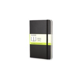 Cuadernos de notas CUADERNO MOLESKINE CLASICO TAPA DURA 9x14 192h 70gr. LISA con GOMA NEGRA 12802611  45216/23