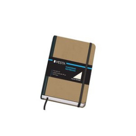 Cuadernos de notas CUADERNO VESTA NATURE A6 96h 80gr. HORIZONTAL con GOMA 12802519  43393
